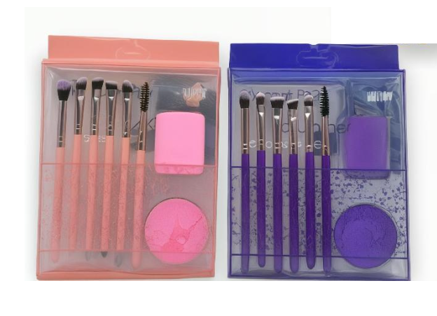 Miniatura 2 de Set X6 De Brochas De Ojos + 2 Pomos